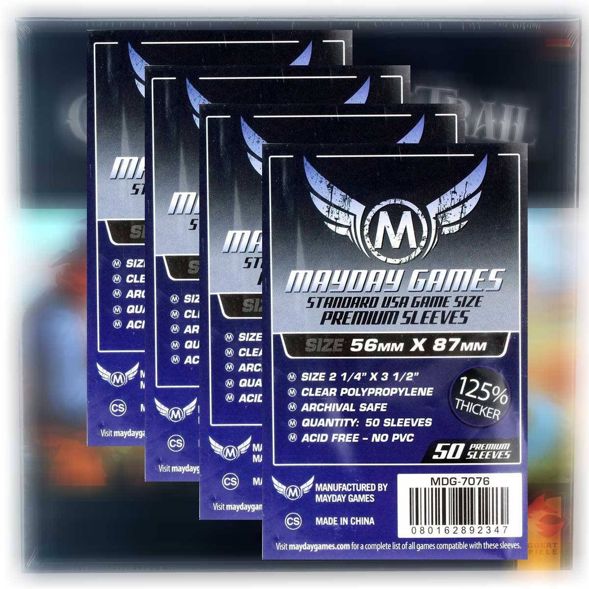 Mayday Premium Sleeves Hüllen 7076 Vorteilspack für Great Western Trail