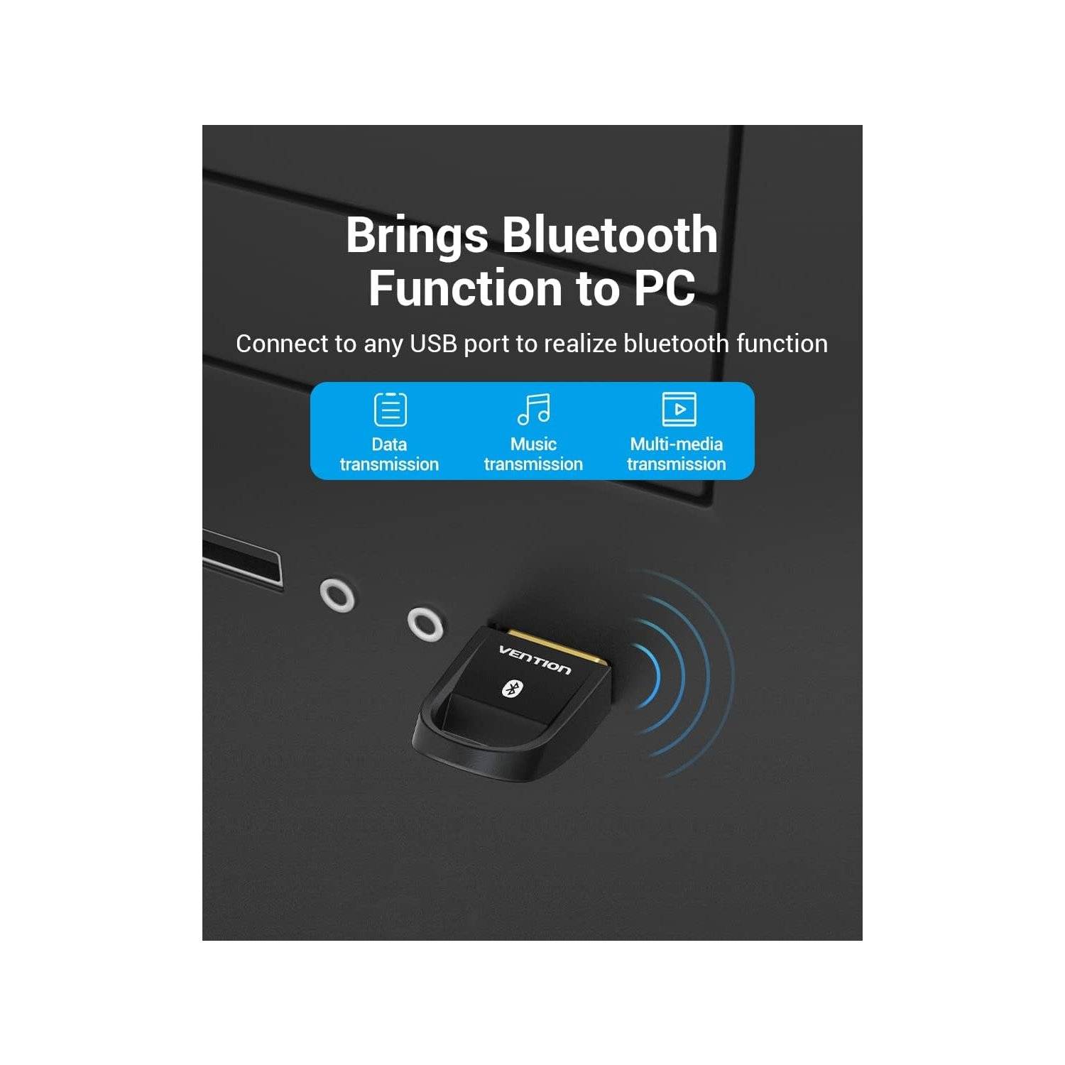 USB Bluetooth 5.0 Adapter unterstützt 7 Geräte gleichzeitig