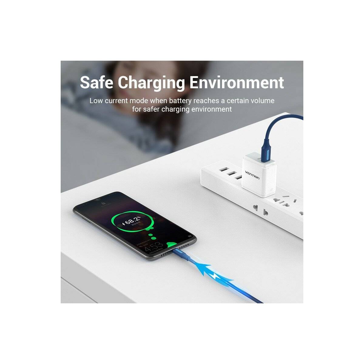 3A Schnell-Ladekabel Micro-USB Quick Charge 1.5 Meter