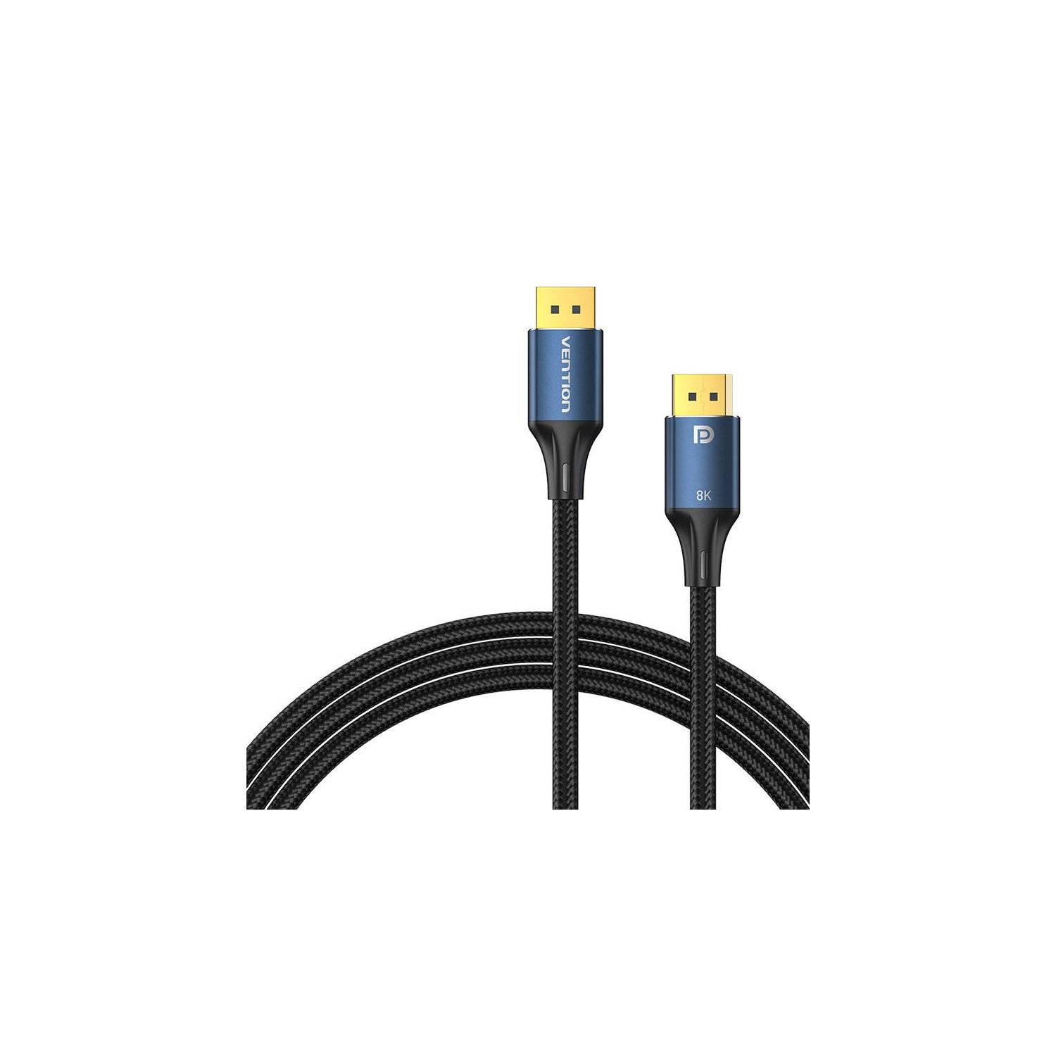 DisplayPort 1.4 Kabel 5m, 8K 60Hz/ 4K 120Hz (blau)