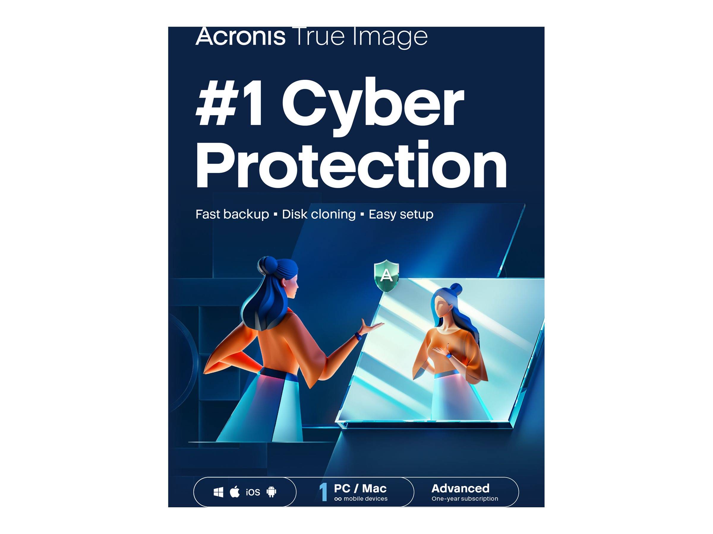 Acronis True Image Advanced - Abonnement-Lizenz (1 Jahr)