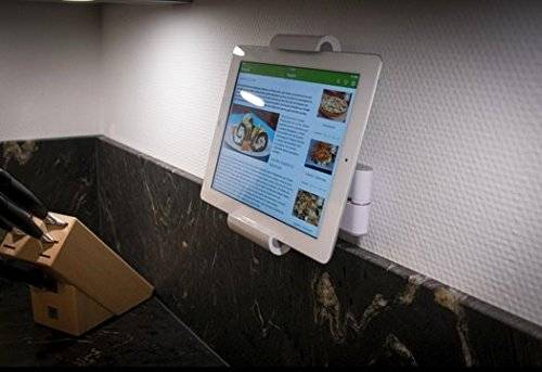 Tablet Wandhalterung neigbar schwenkbar für Apple iPad Samsung Wandhalter verstellbar, flexibel, stabil, universell einsatzbar