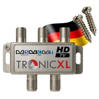 DVBT DVBC DVBS Sat F-Splitter 4-fach Antennenverteiler Weiche Kabelfernsehen DVBT DVBC DVBS Sat F-Splitter 4-fach Antennenverteiler Weiche Kabelfernsehen