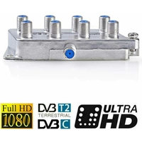 Breitband Kabel Verteiler 8-fach TV Weiche BK DVB-T DVBT2 Kabelfernsehen Breitband Kabel Verteiler 8-fach TV Weiche BK DVB-T DVBT2 Kabelfernsehen