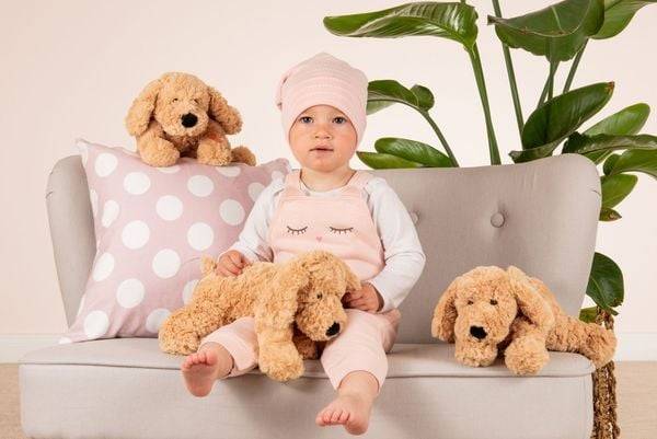 Teddy-Hermann - Schlenkerhund beige, 28 cm