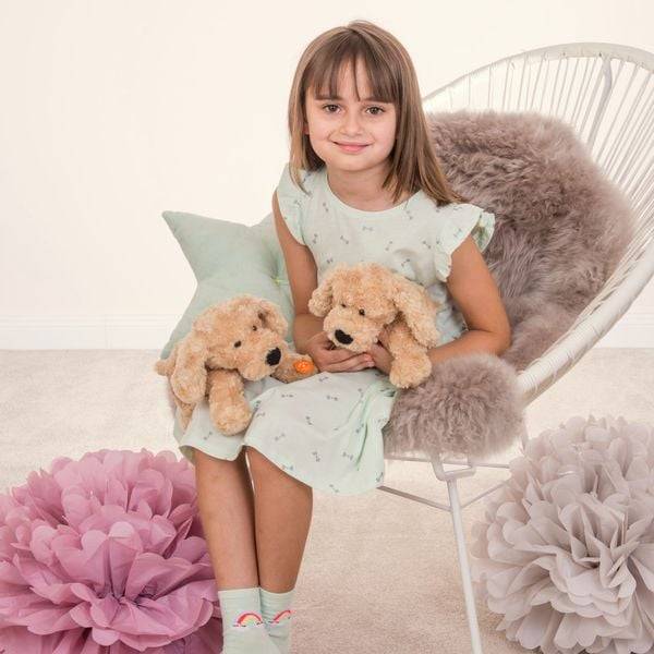 Teddy-Hermann - Schlenkerhund beige, 28 cm