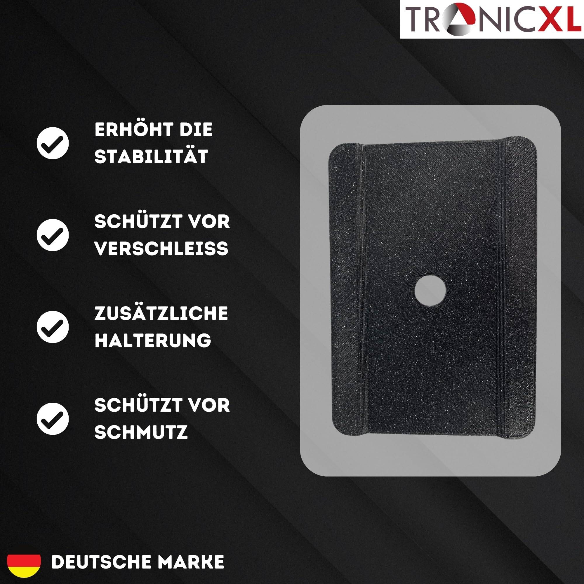 4 Zurrösen 4 Platten Zubehör Kofferraum kompatibel mit VW Bulli Bus T5 T6 T6.1 Ladungssicherung Ösen
