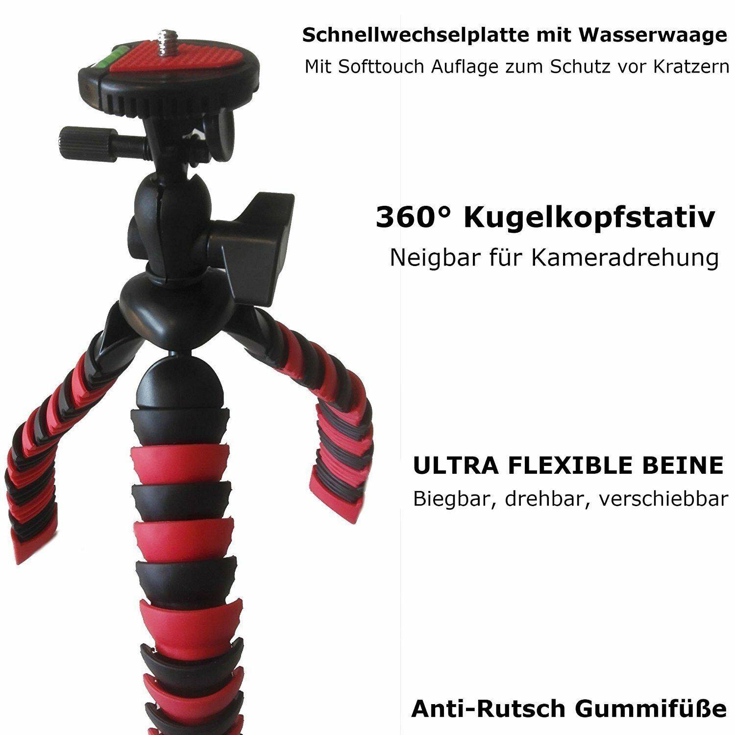 Kamera stativ Tripod Kamerastativ Kamerahalterung Handyhaltter für Handy Smartphone Motorola Moto E G 10 9 2 3 4 5 6 7 8