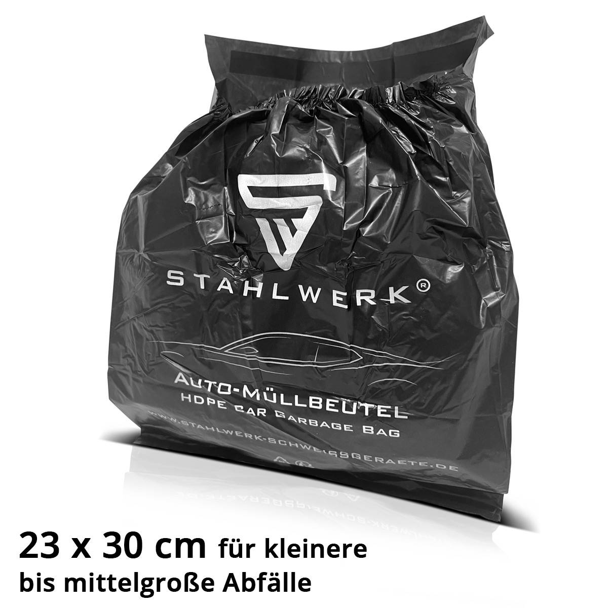 STAHLWERK Automüllbeutel 60 Stück 4,5 Liter 23 x 30 cm extra starke Abfallbeutel