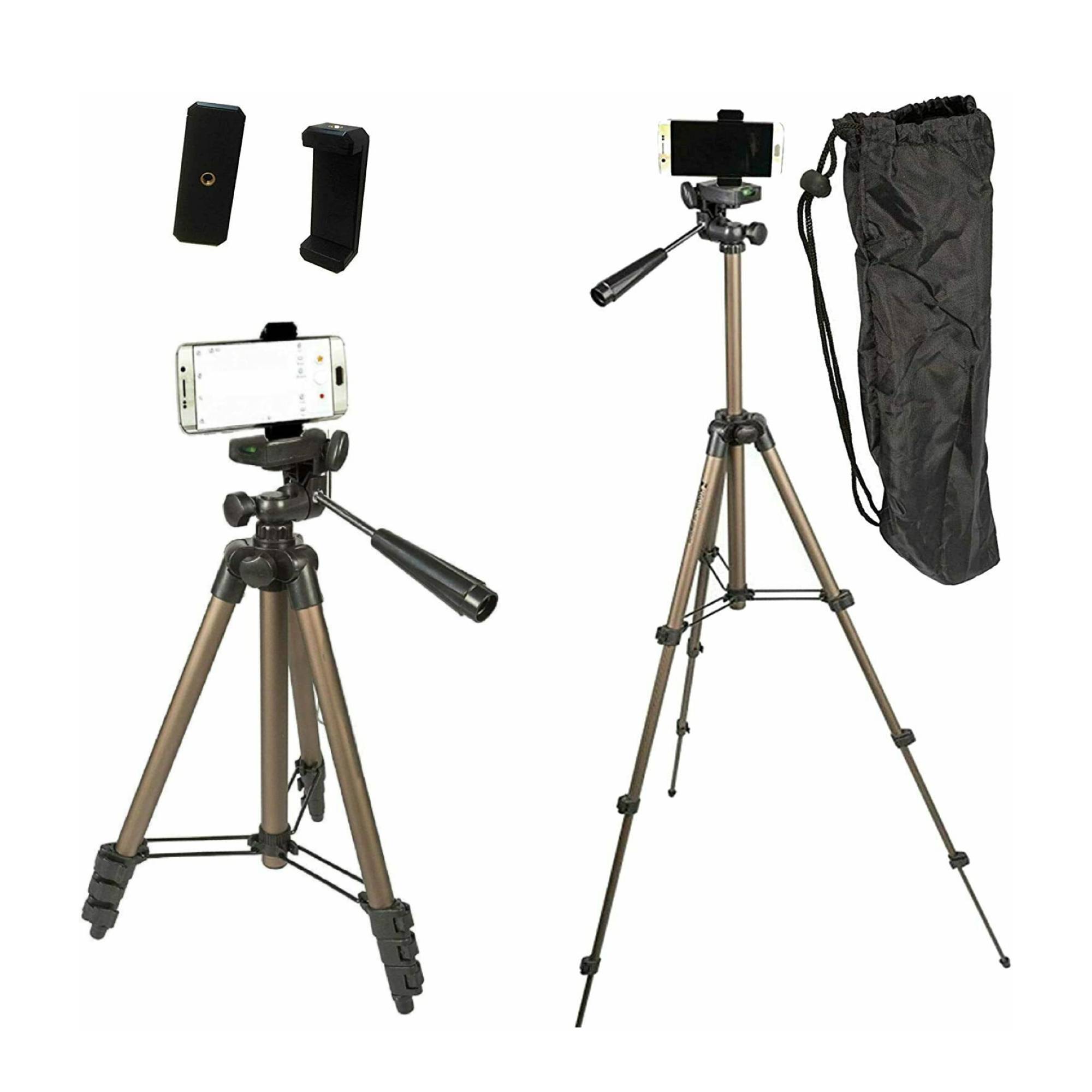 TRIPOD19 S Alu Tripod für Smartphone iphone Stativ 105cm Kamerastativ Foto Video Handy leicht stabil flexibel ideal für unterwegs