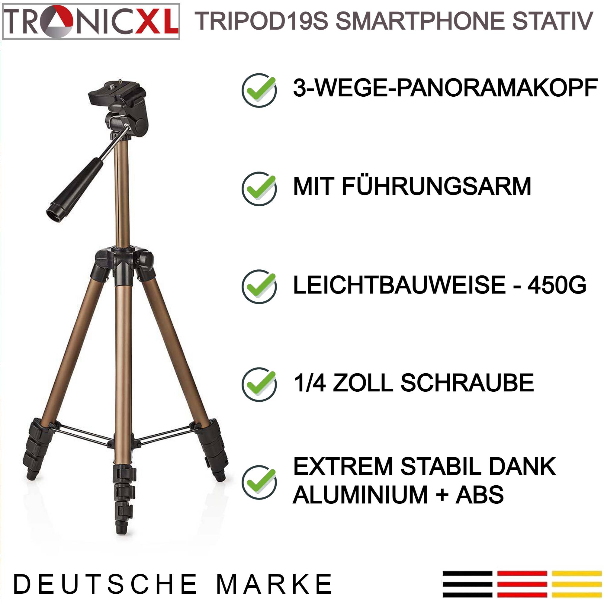Tripod Smartphone Stativ Tisch Kamerastativ für Huawei P P40 P30 Mate