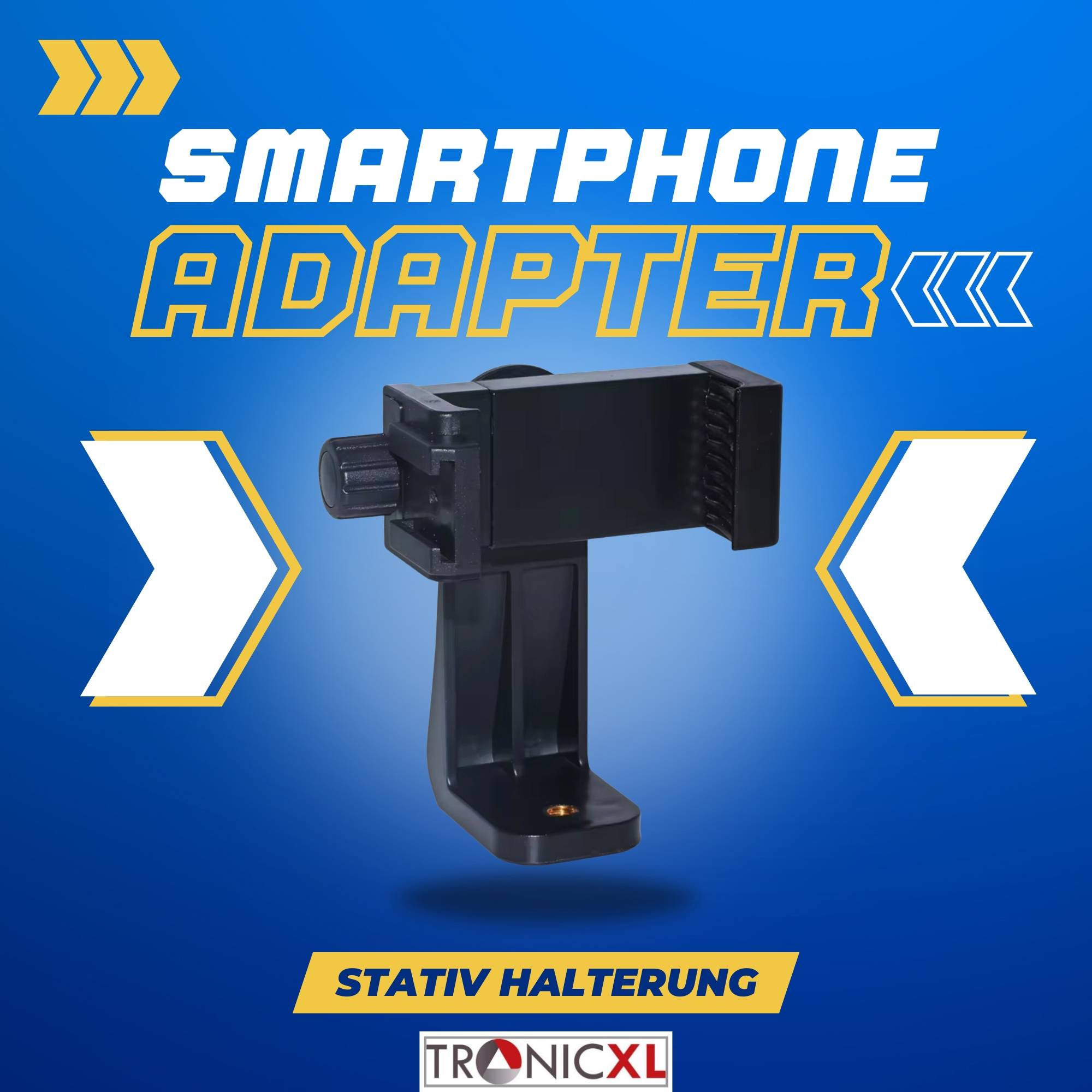 360° Smartphone Adapter mit Kaltschuh ColdShoe Stativ Halterung drehbar