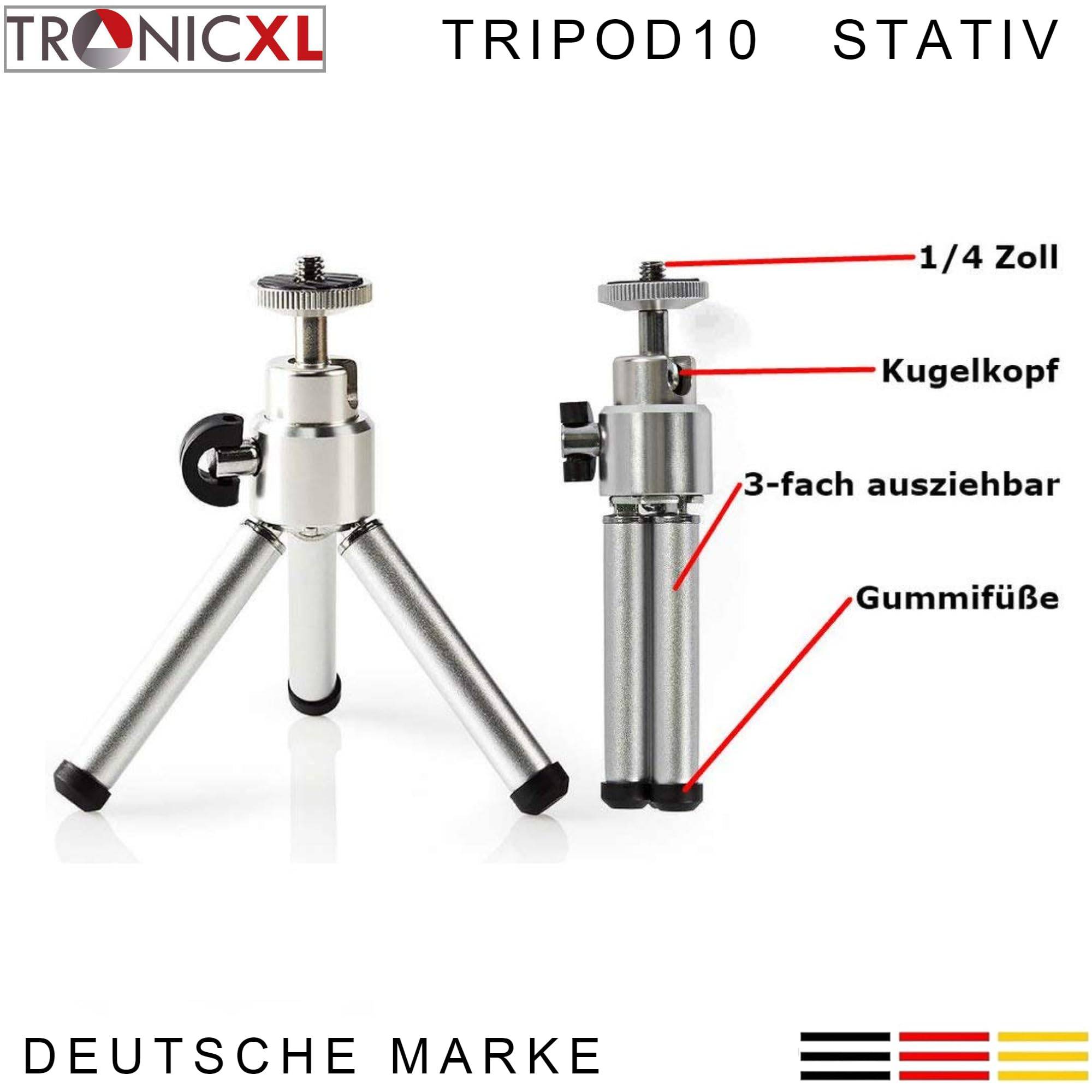 TronicXL TP10 Baustativ Mini Tisch Tischstativ Stativ für Lasernivelliergerät Kreuzlinienlaser Rotationslaser Linienlaser Baustellenlaser Laser zb