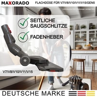 Flache Bodendüse Ersatzteil für Dyson Original V7 V8 V10 V11 V15 Flat Out Head Bürste Düse Staubsauger flach Flache Bodendüse Ersatzteil für Dyson Original V7 V8 V10 V11 V15 Flat Out Head Bürste Düse Staubsauger flach