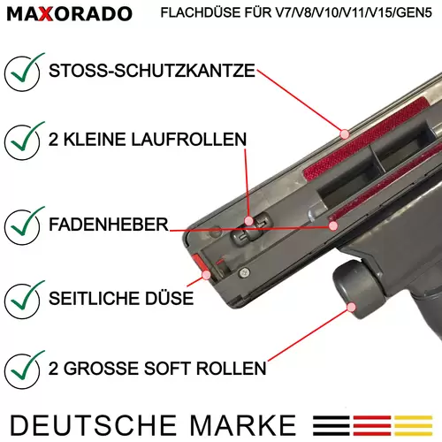 Flache Bodendüse Ersatzteil für Dyson Original V7 V8 V10 V11 V15 Flat Out Head Bürste Düse Staubsauger flach Flache Bodendüse Ersatzteil für Dyson Original V7 V8 V10 V11 V15 Flat Out Head Bürste Düse Staubsauger flach