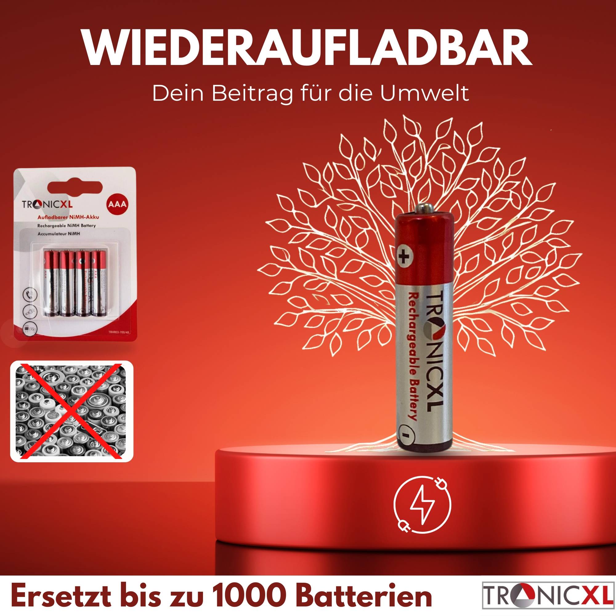 4 Stück Akkus AAA Akku wiederaufladbare Batterien aufladbar für Bosch Professional Laser Entfernungsmesser DLE 40 DLE 70