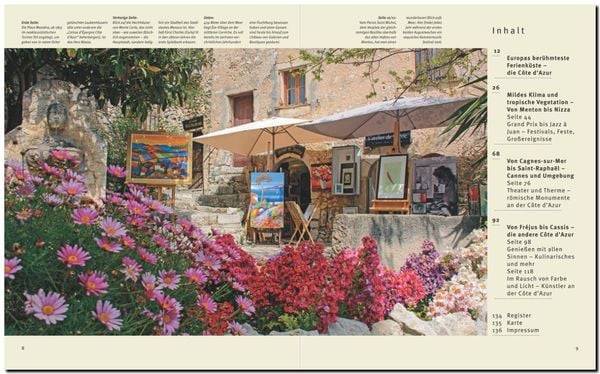 Reise entlang der Côte d'Azur