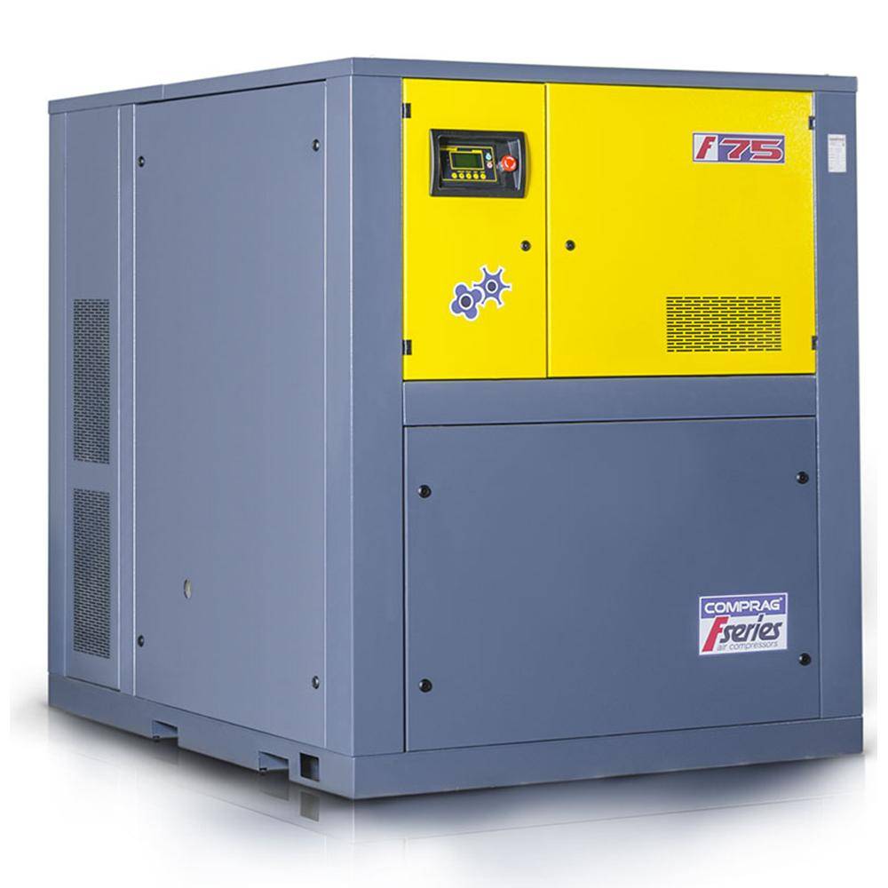 Schraubenkompressor F7513 - 75 kW - 13 bar - Volumenstrom 9,2 m³/min - 400 V/3 Ph/50 Hz - ohne Kessel und Kältetrockner
