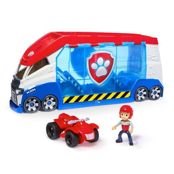 PAW Patrol – Launch'n Rescue PAW Patroller Teamfahrzeug mit neuen Funktionen, inkl. Ryder-Figur und 1 Basis-Fahrzeug