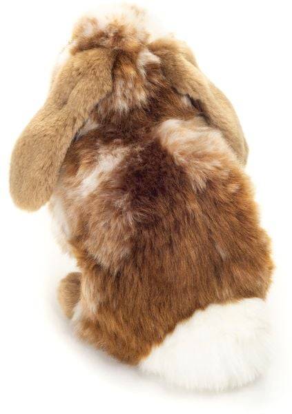 Teddy-Hermann - Hase sitzend dunkelbraun/weiß gescheckt 20 cm
