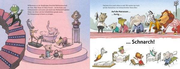 Die Einschlafweltmeisterschaft der Tiere