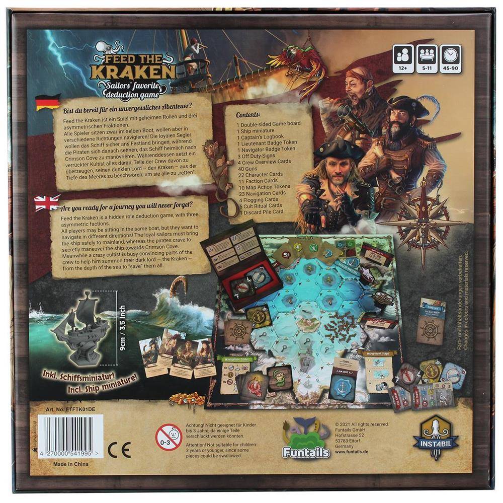 Funtails Feed the Kraken Basic Edition (DE/EN) - Partyspiel