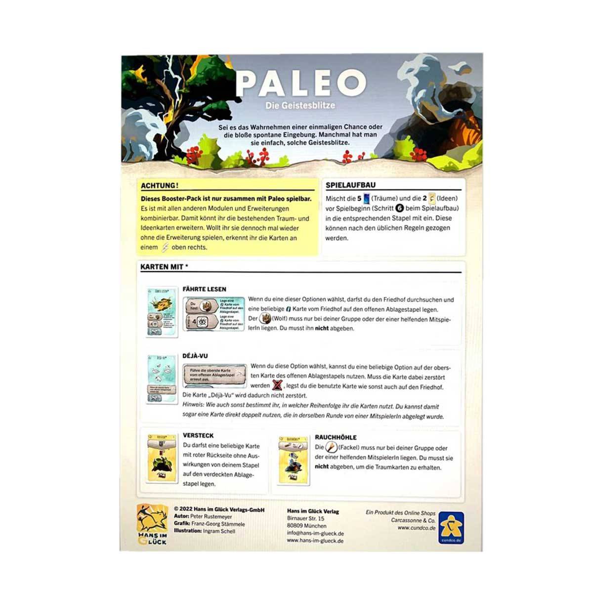 Hans im Glück Paleo - Die Geistesblitze Mini-Erweiterung (DE)