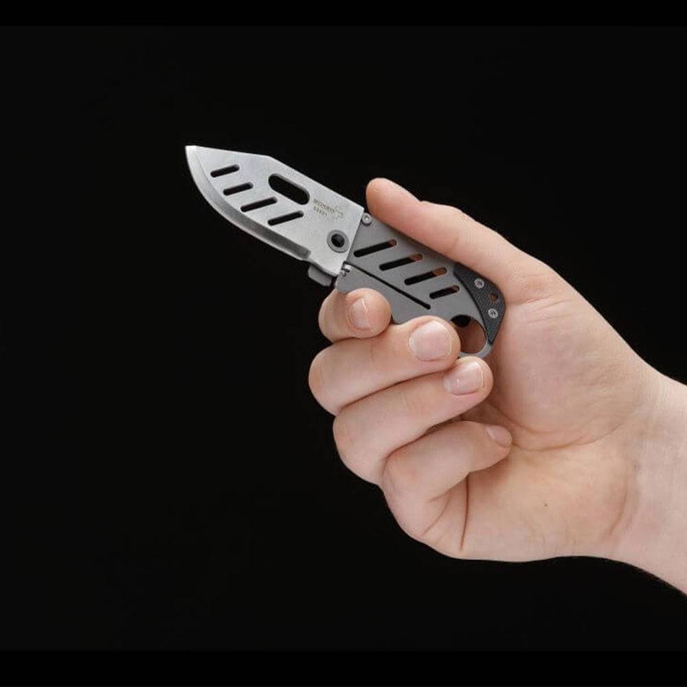 Böker Plus Credit Card Knife Taschenmesser - Titangrau