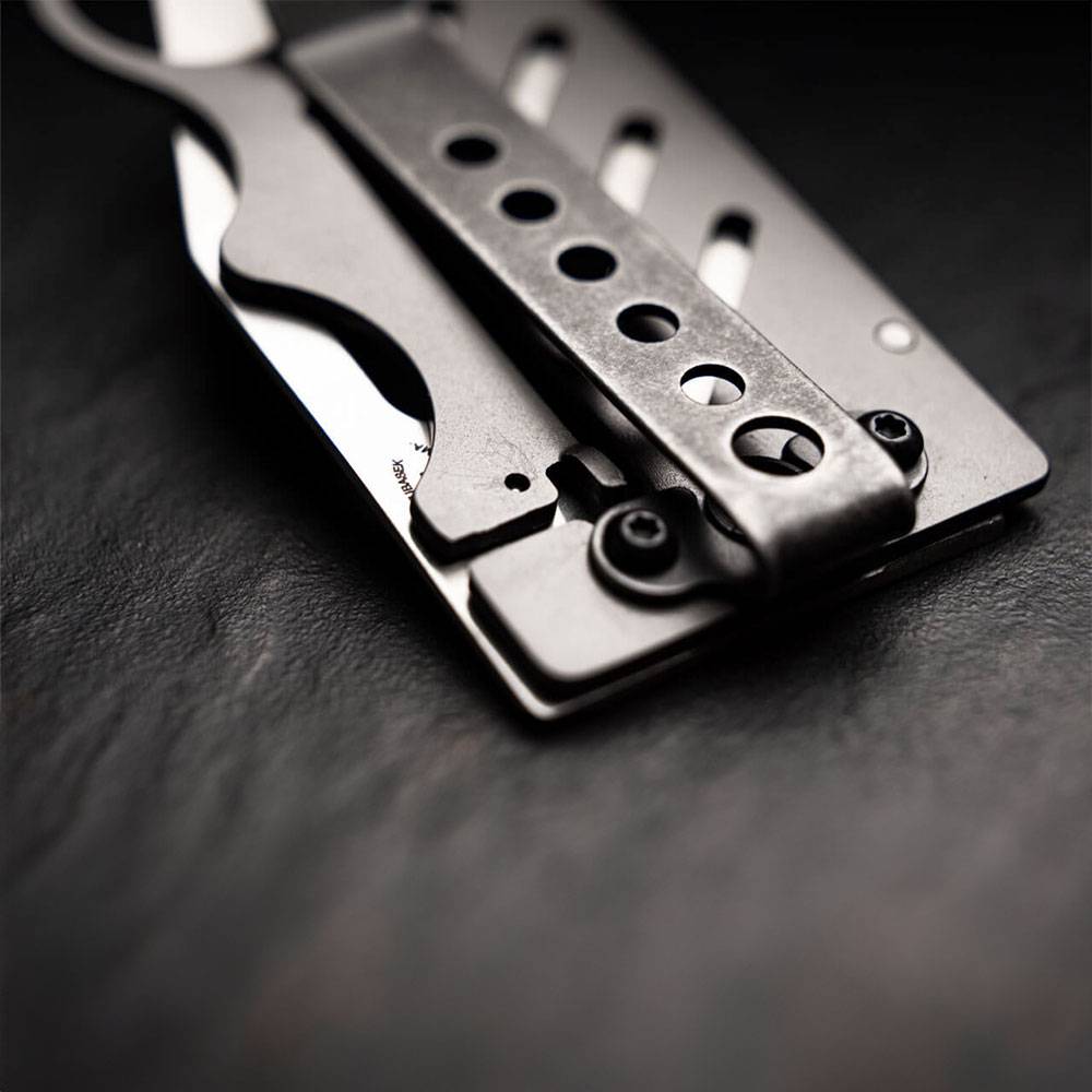 Böker Plus Credit Card Knife Taschenmesser - Titangrau