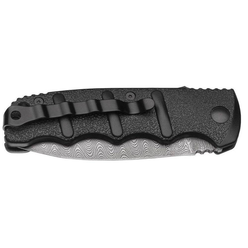 Böker Plus AKS-74 Spearpoint Damast Messer - Schwarz