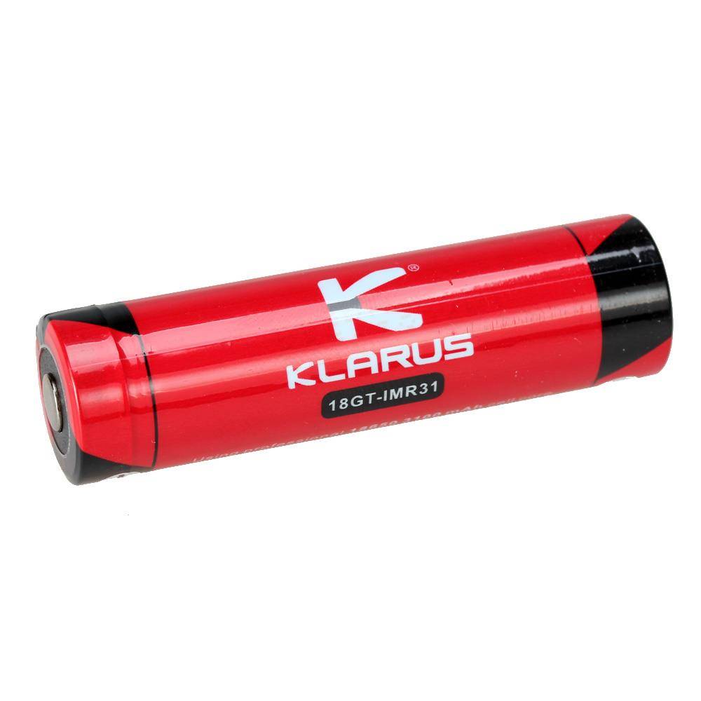 Klarus 18GT-IMR | 18650 aufladbarer Lithium-Ionen-Akku 3100mAh