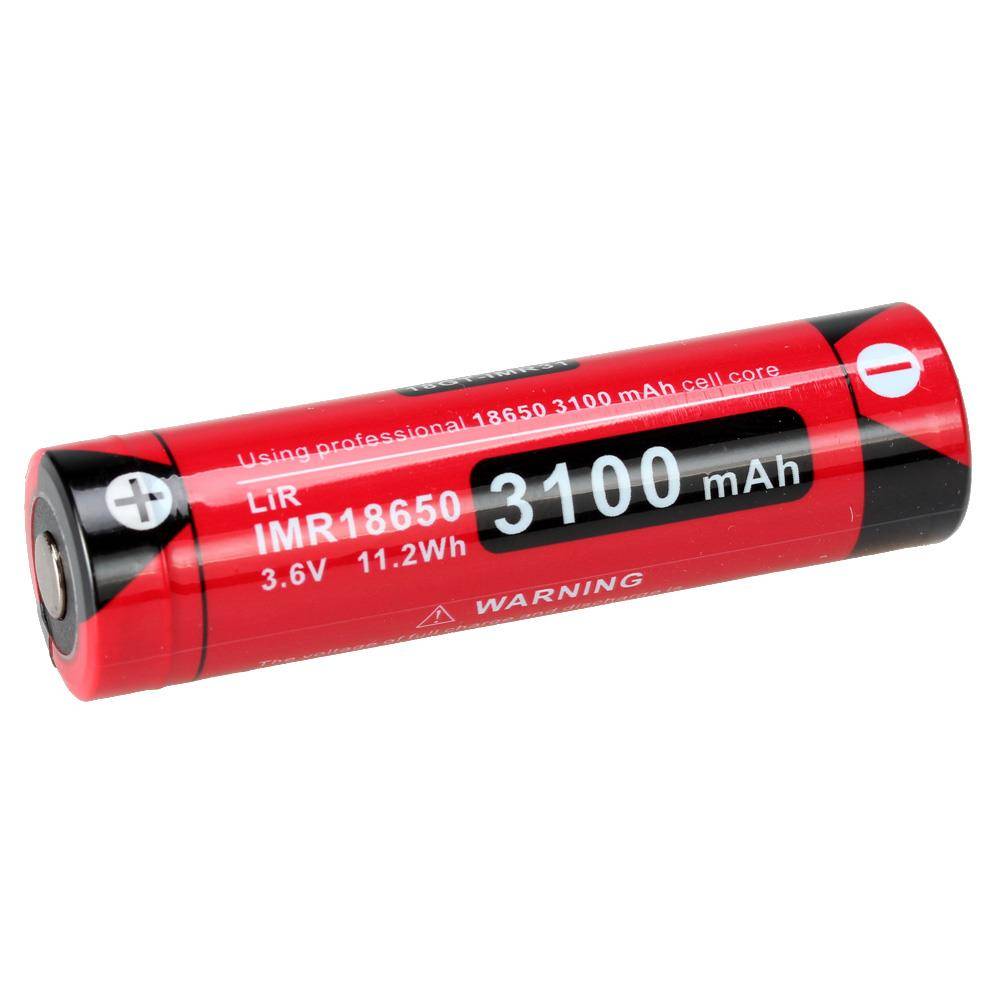 Klarus 18GT-IMR | 18650 aufladbarer Lithium-Ionen-Akku 3100mAh