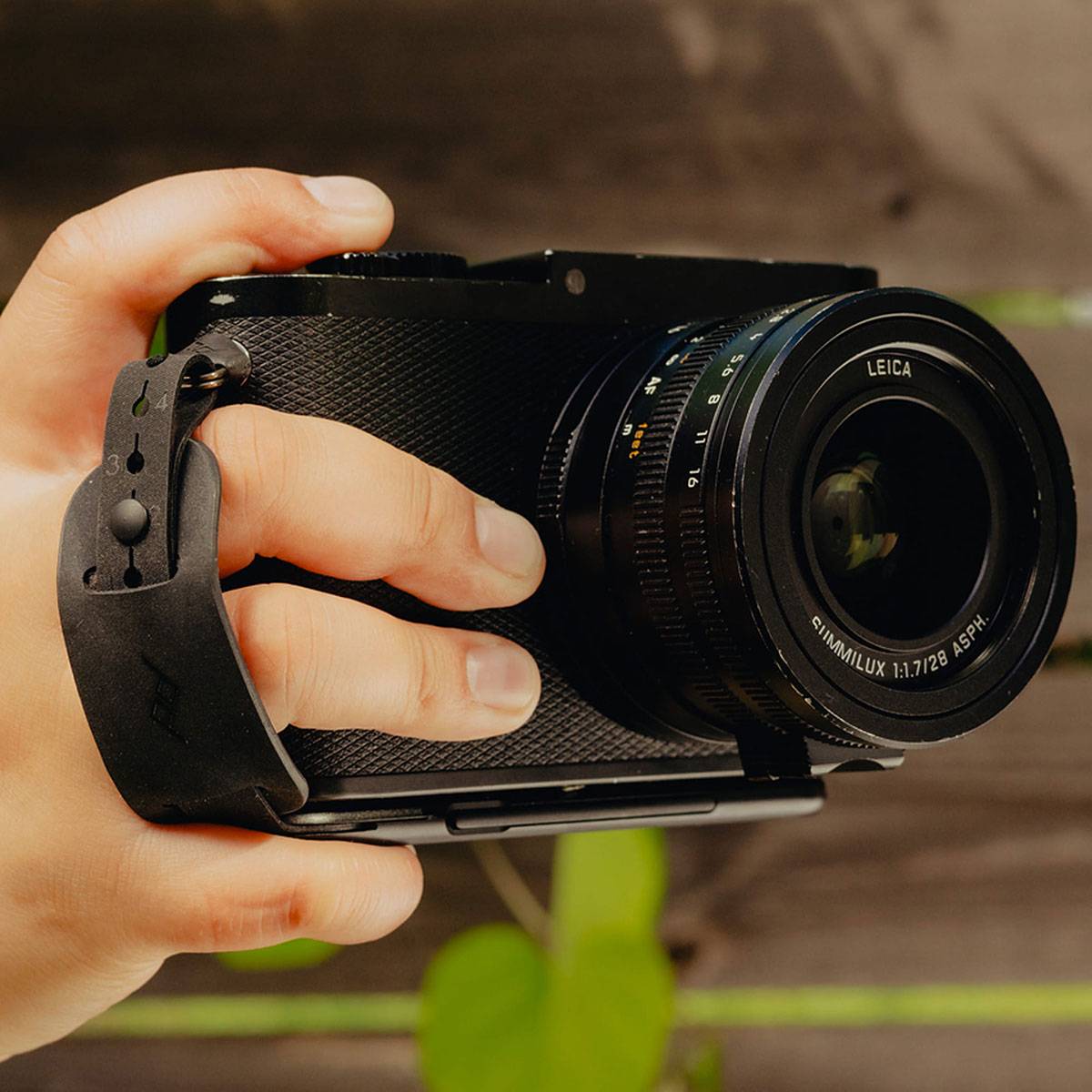 Peak Design Micro Clutch I-Plate Handschlaufe für Kameras ohne Griff - Black (Schwarz) (+