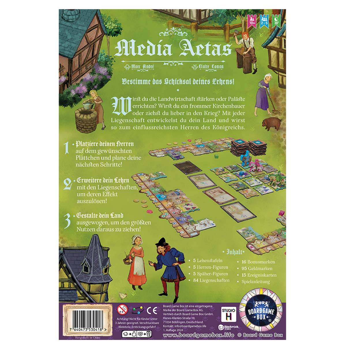 Board Game Box Media Aetas (DE) - Fantasyspiel (+)