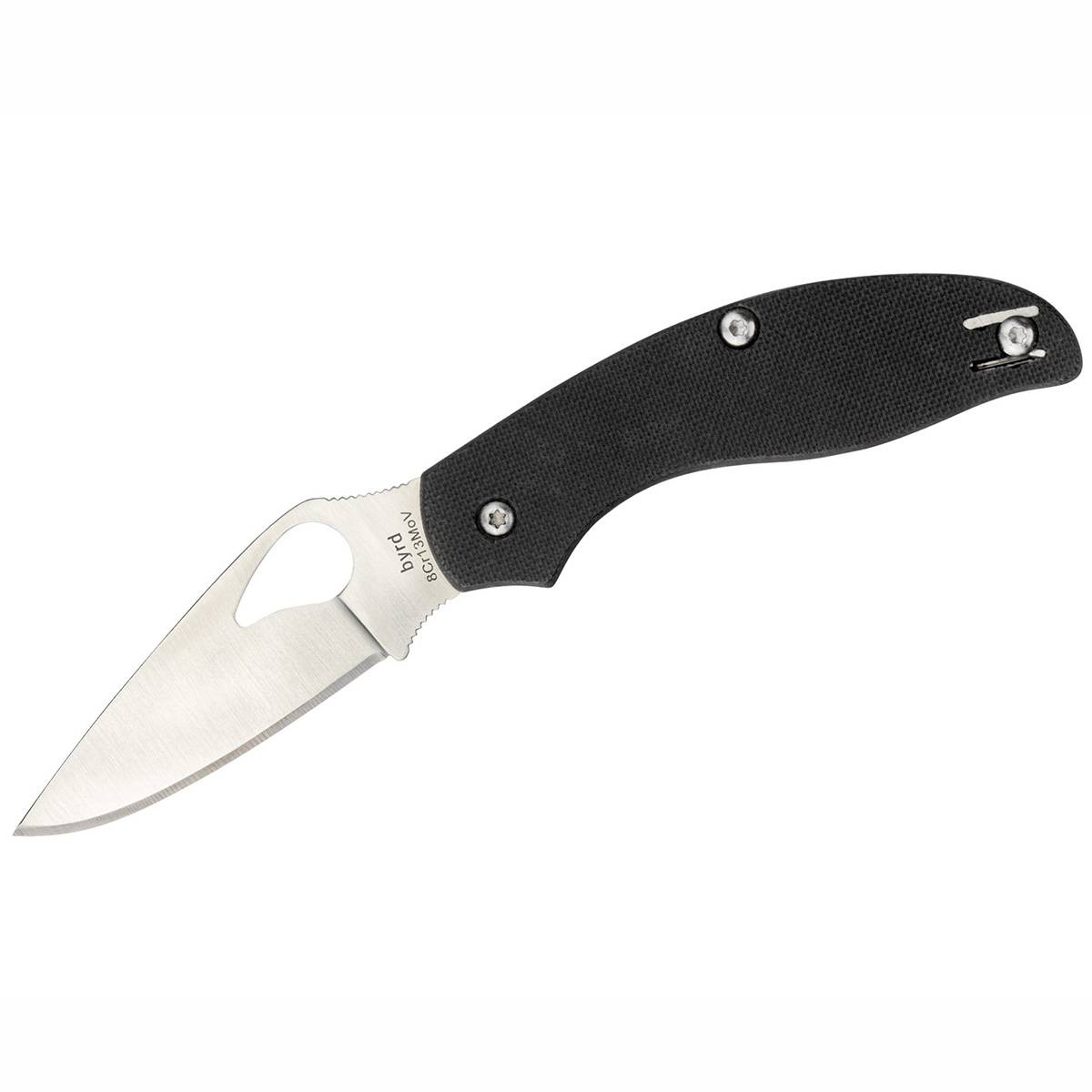 Spyderco Byrd Tern Taschenmesser - Schwarz