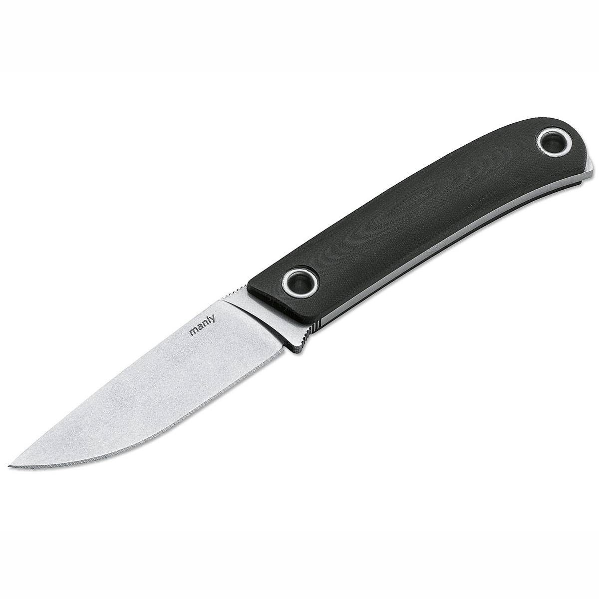 Manly Blaze Patriot D2 Black - feststehendes Messer