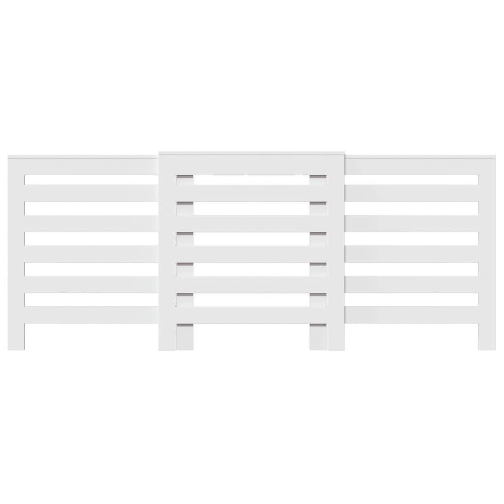 vidaXL Heizkörperverkleidung Weiß 205x21,5x83,5 cm Holzwerkstoff