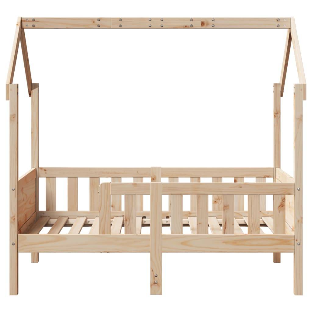 vidaXL Kinderbett Hausbett 80x160 cm Massivholz Kiefer