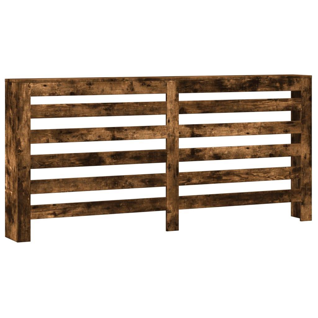 vidaXL Heizkörperverkleidung Räuchereiche 175x20x82 cm Holzwerkstoff