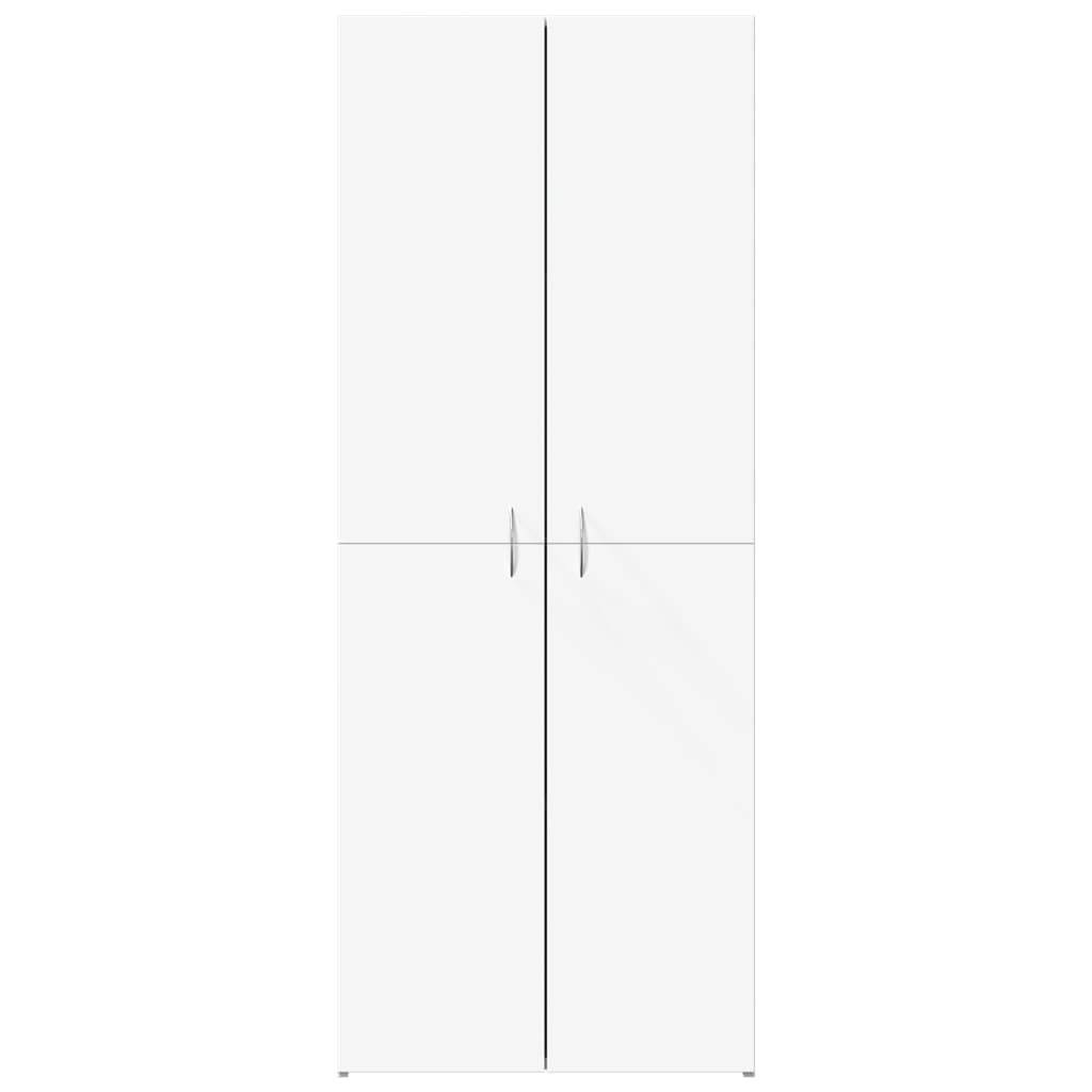 vidaXL Aktenschrank Weiß 60x32x153 cm Holzwerkstoff