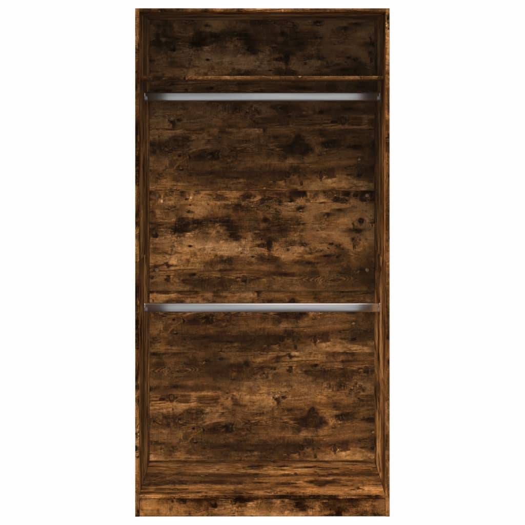 vidaXL Kleiderschrank Räuchereiche 100x50x200 cm Holzwerkstoff