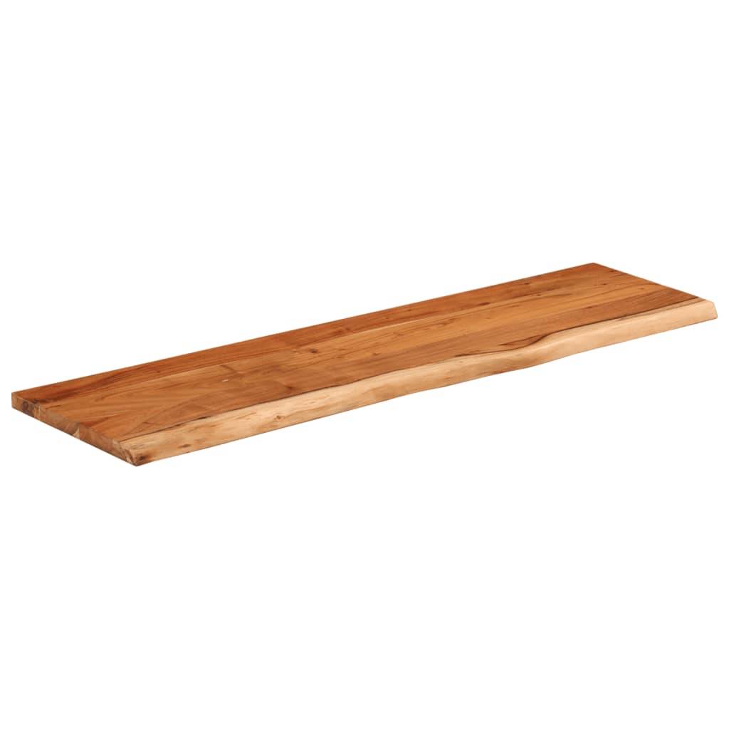 vidaXL Tischplatte 140x40x2,5cm Rechteckig Massivholz Akazie Baumkante
