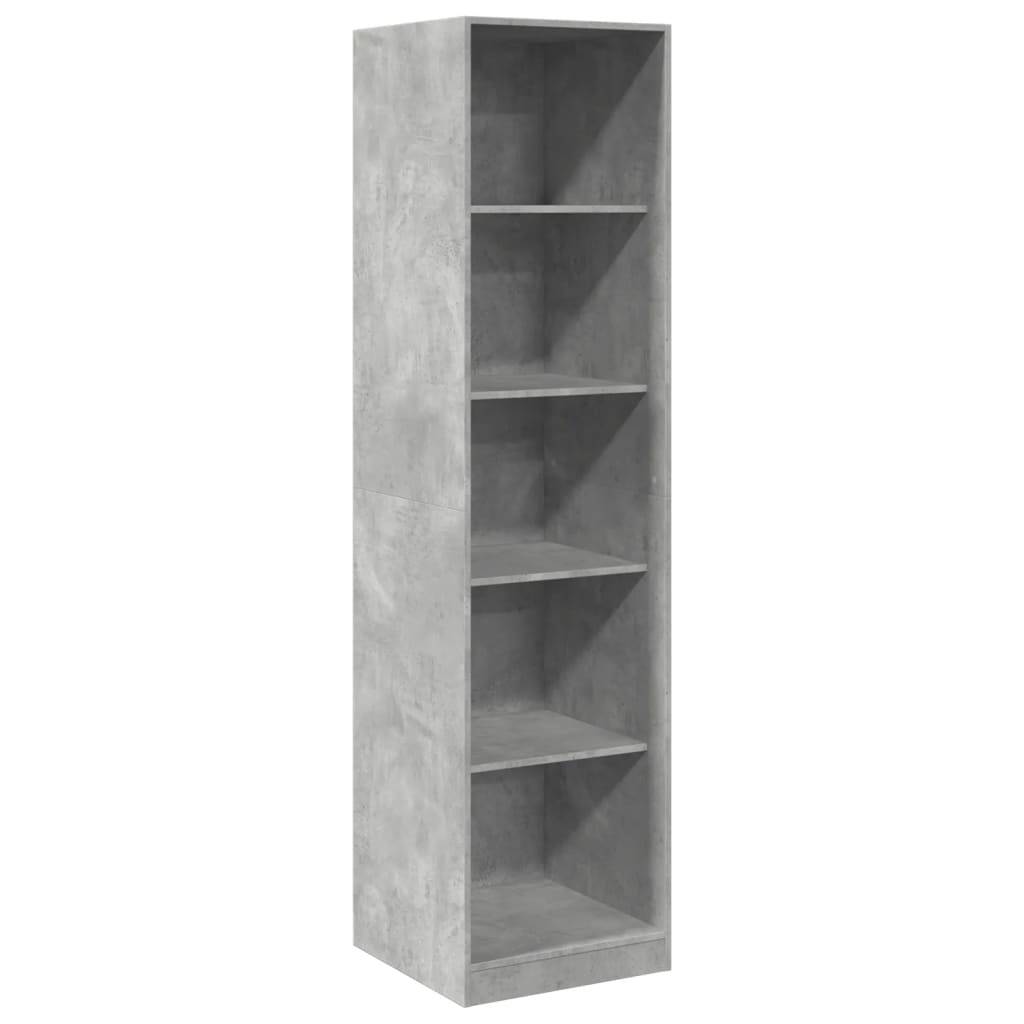 vidaXL Kleiderschrank Betongrau 50x50x200 cm Holzwerkstoff