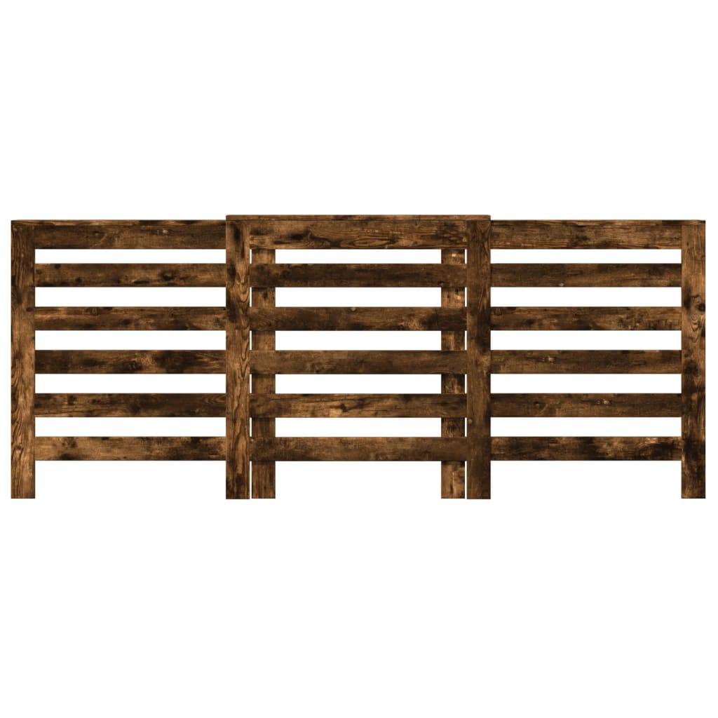 vidaXL Heizkörperverkleidung Räuchereiche 205x21,5x83,5 cm