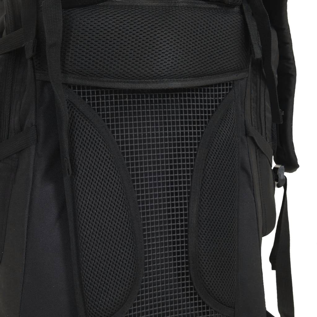 vidaXL Wanderrucksack Schwarz 100 L Oxford-Gewebe