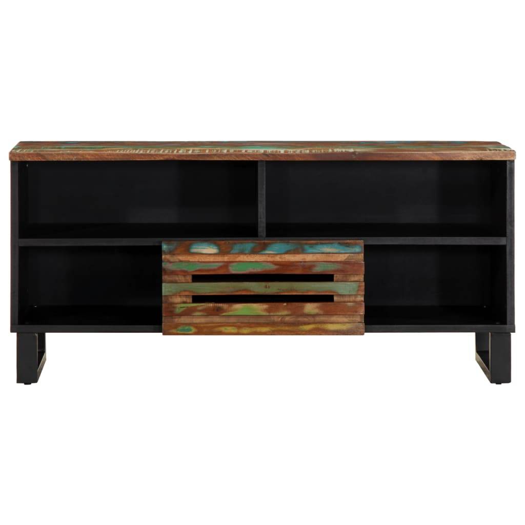 vidaXL TV-Schrank 100x34x46 cm Massivholz Akazie