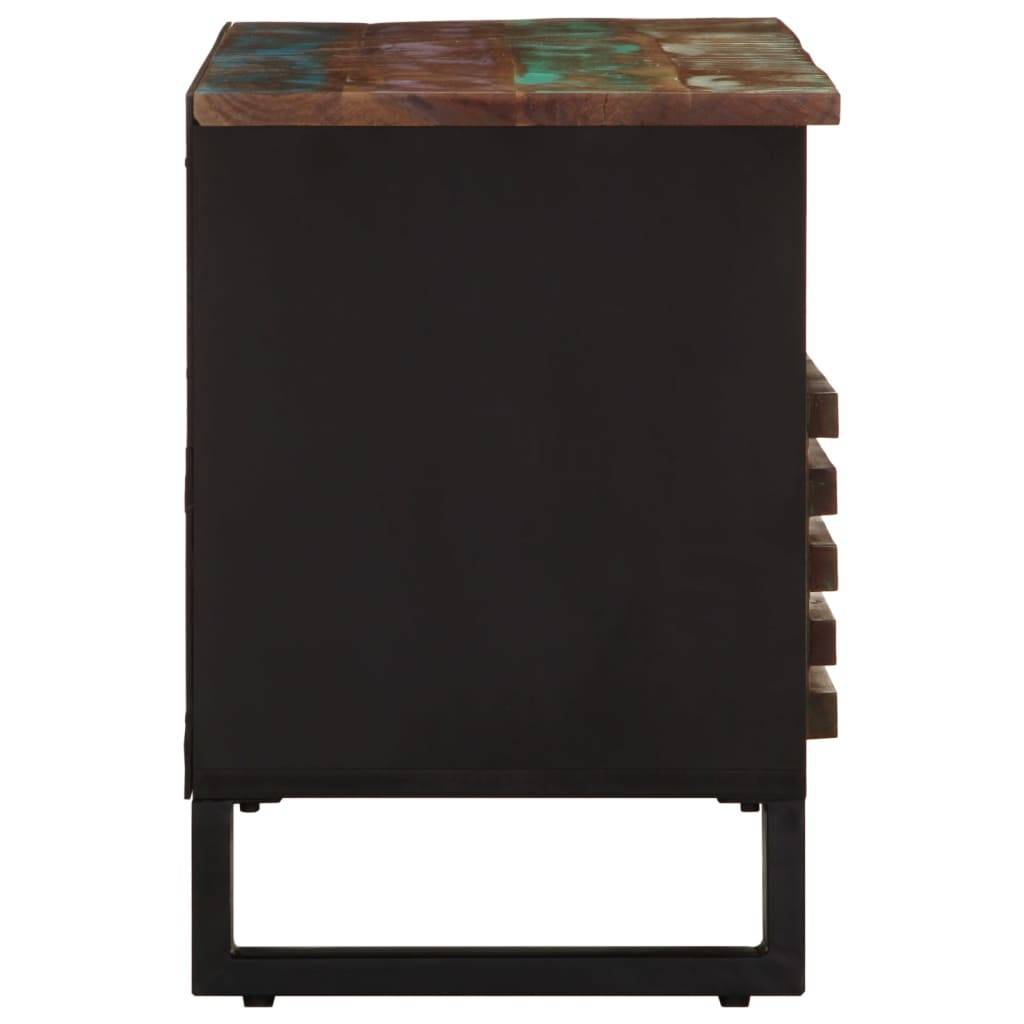 vidaXL TV-Schrank 100x34x46 cm Massivholz Akazie