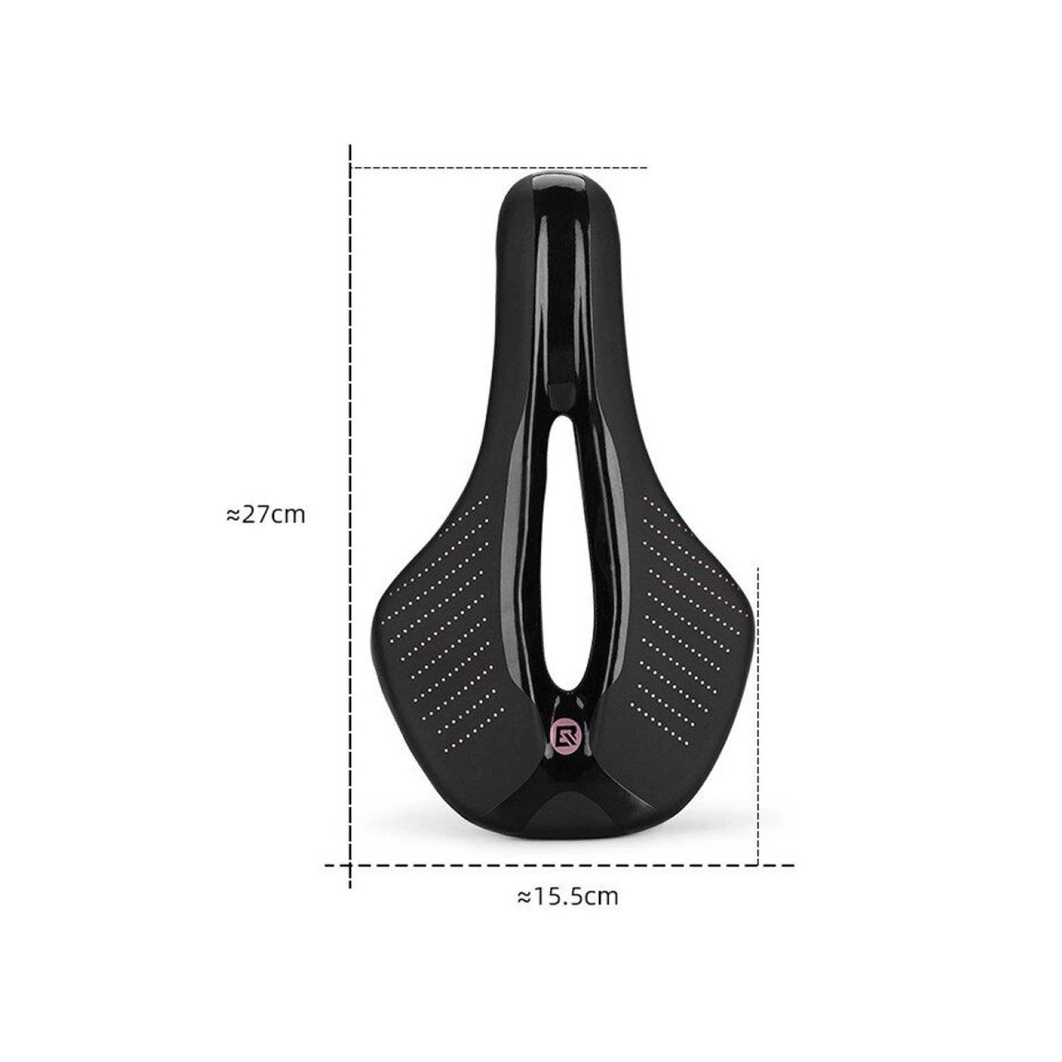 Rockbros Schaumstoff-MTB-Fahrradsattel Ergonomischer Fahrradsitz in Schwarz