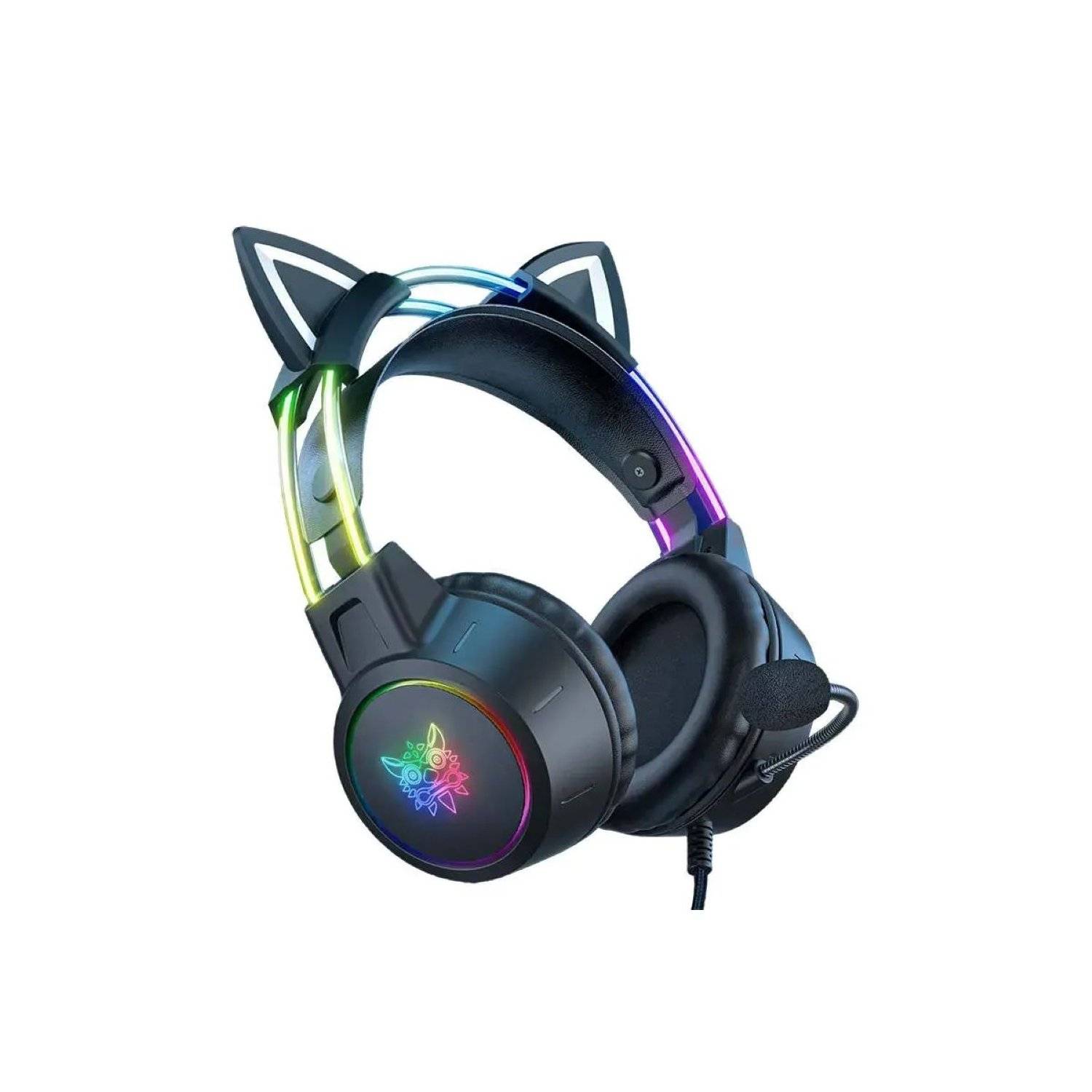 Gaming Kopfhörer ONIKUMA X15 PRO Gaming Headset Cat (Schwarz) Over-Ear