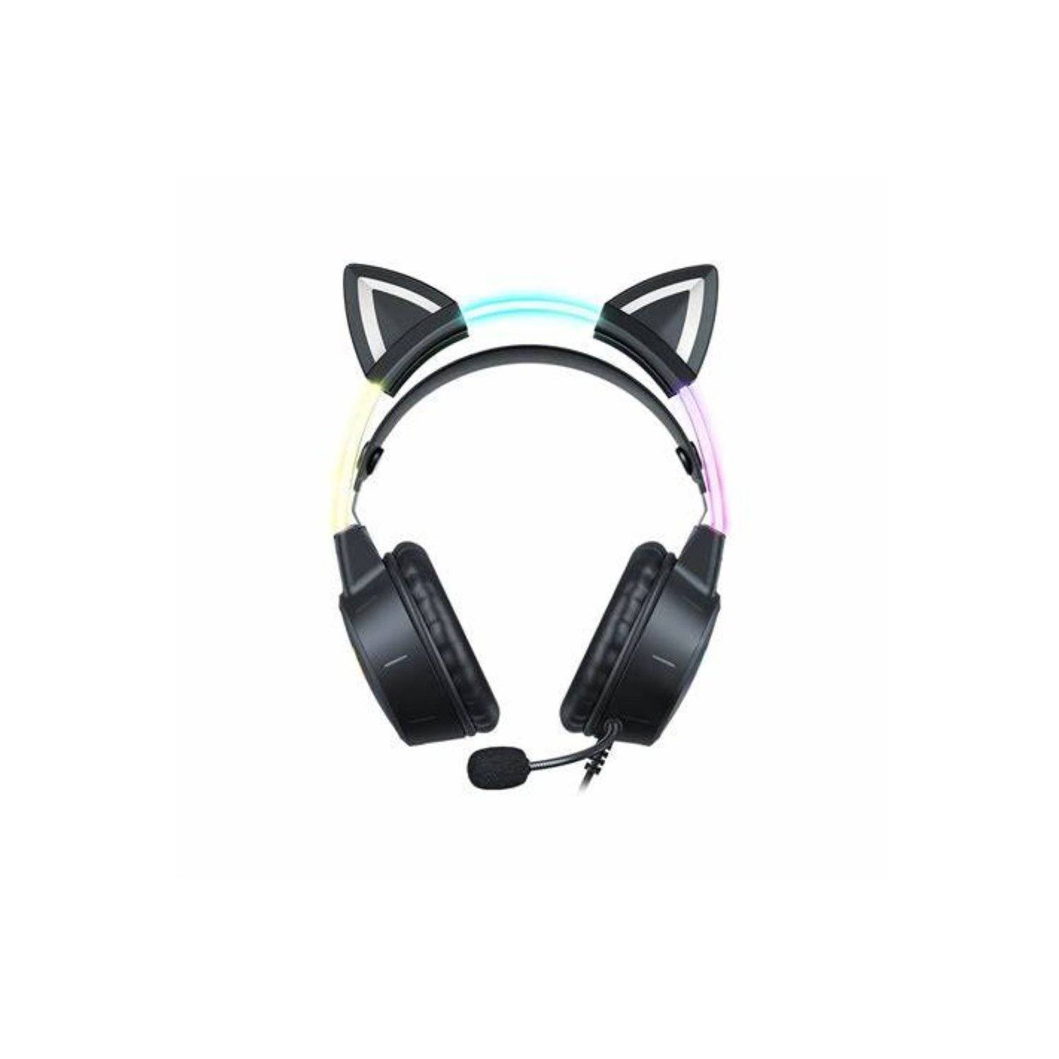 Gaming Kopfhörer ONIKUMA X15 PRO Gaming Headset Cat (Schwarz) Over-Ear
